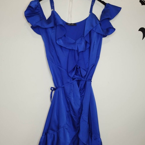 Royal Blue Mini Dress On Line like new, size M