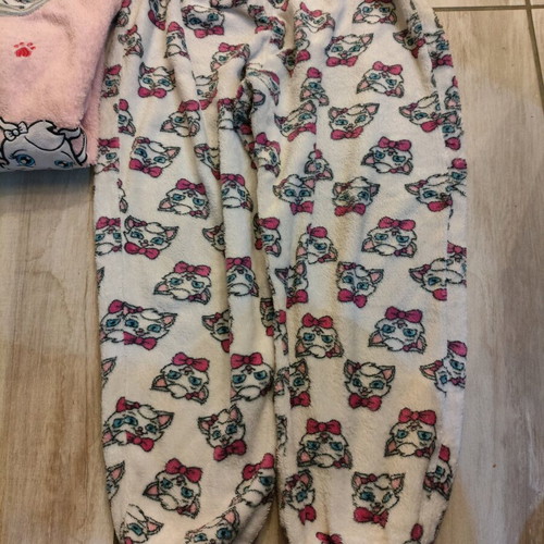 Girls' pajama set 8 years 130cm like new, grey and pink