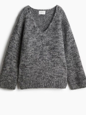 H&M sweater new, mixed mohair and wool blend