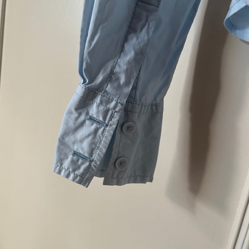TOMMY HILFIGER, No 6, (XS), women's shirt, classic, sky blue color.