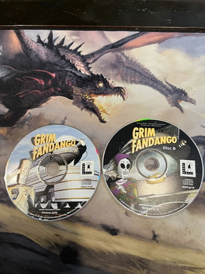 Grim Fandango PC CD-ROM used, Disc A & B LucasArts