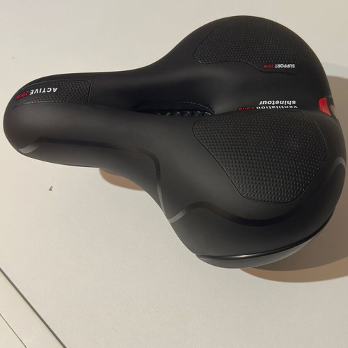 Bicycle Saddle 250mmx210mm Black New