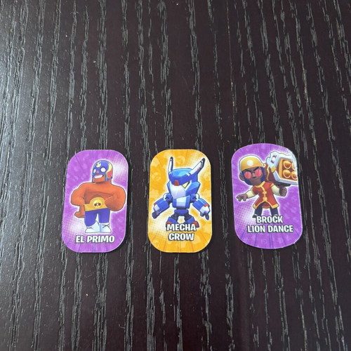 Brawl Stars metal tags, set of 3