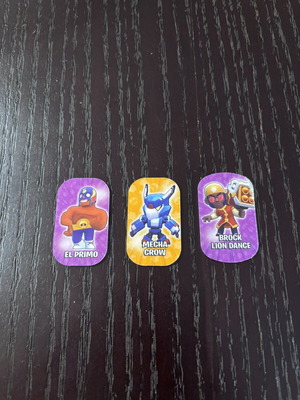 Brawl Stars metal tags, set of 3