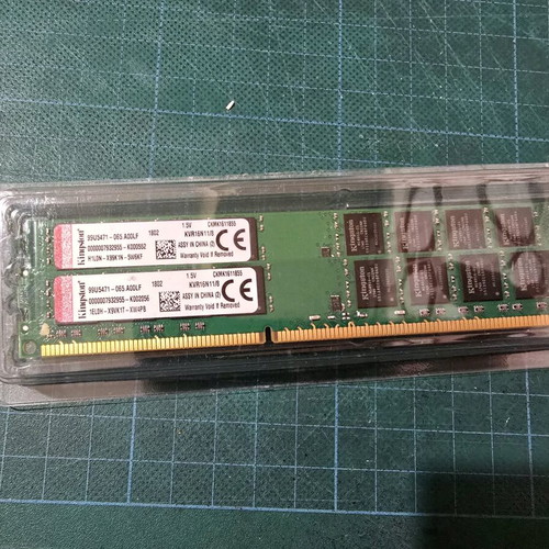 Kingston DDR3 2×8GB μεταχειρισμένη χαμηλού προφίλ