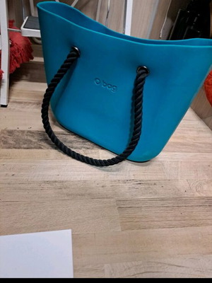 O bag shoulder bag like new, turquoise woman