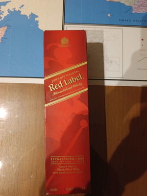 Johnnie Walker Red Label Blended Scotch Whisky 1000 ml sealed