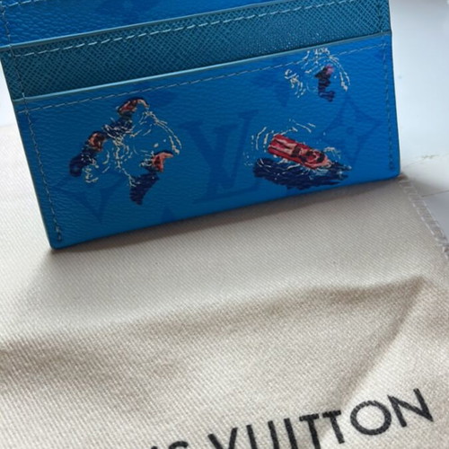 Louis Vuitton wallet new, blue