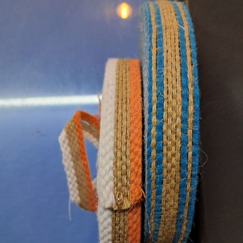 Jute Ribbon Rolls Set of 2, 25m Each