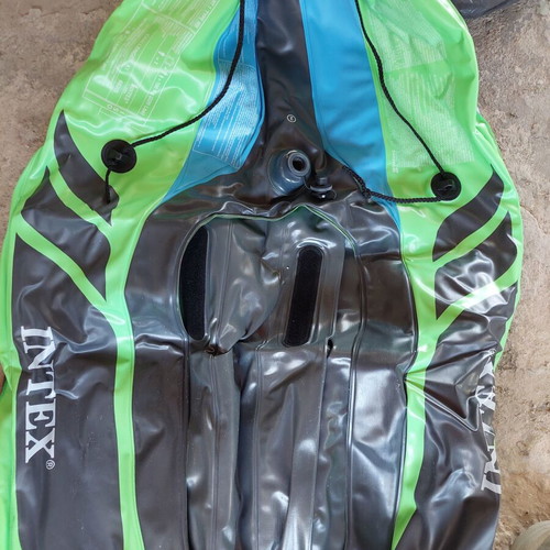 Challenger K1 Inflatable Canoe like new with paddle and pump