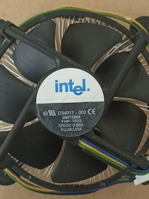 Ψύκτρα επεξεργαστή Intel D34017-002 Socket LGA 775 μεταχειρισμένη