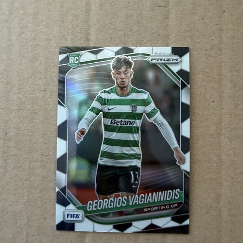 2025-26 Panini FIFA Prizm Rookie Giorgos Vagiannidis Soccer Ball SP like new