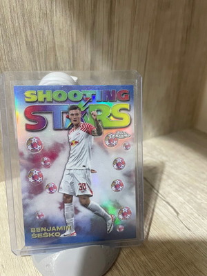 Topps Chrome Champions League 2024 No. 98-9 Benjamin Sesko Shooting Stars καινούργιο