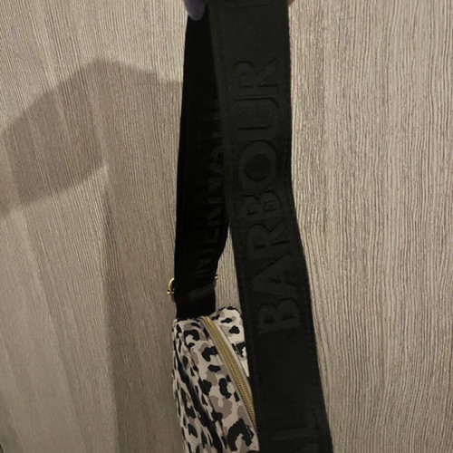 Barbour crossbody bag, leopard print