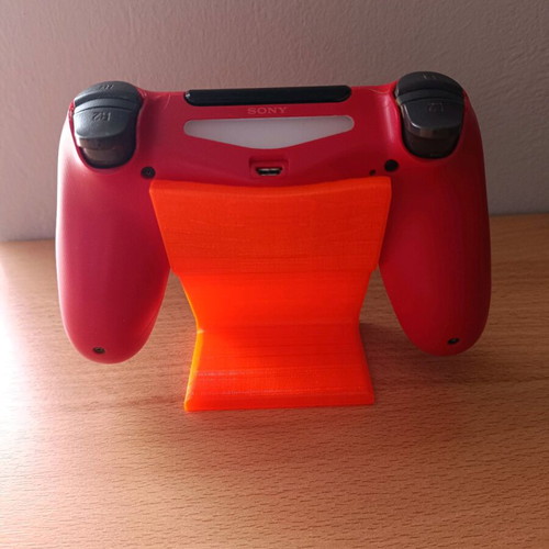 DualSock 4 controller stand orange transparent new