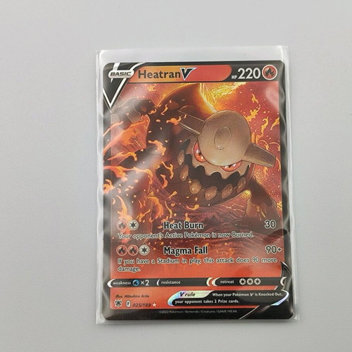Heatran V 025/189 Astral Radiance Ultra Rare Pokemon card new