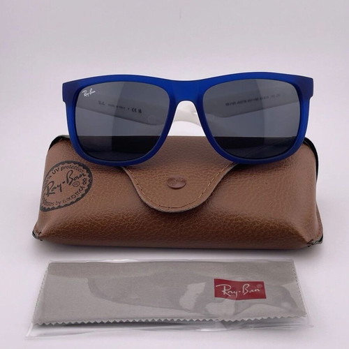 Ray-Ban Justin sunglasses, navy blue acetate frame, unisex