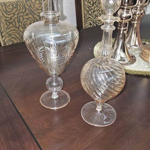 Decorative bottles like new, very beautiful and large