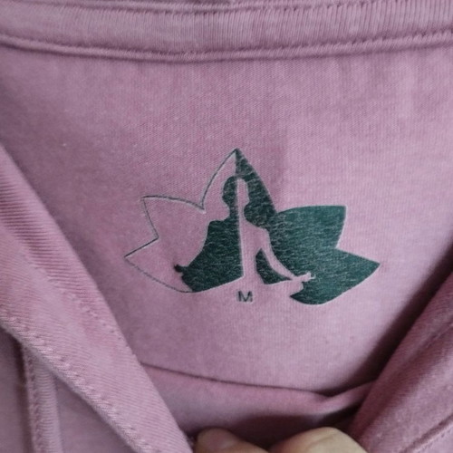 Shamp women's hoodie sweatshirt used, pink, size M