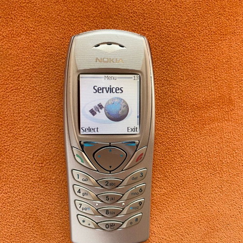 Nokia 6100 used, gray phone