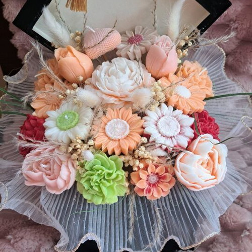 Bouquet of aromatic flowers new, specially for graduates