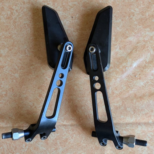 Rizoma motorcycle mirrors like new, light smoked