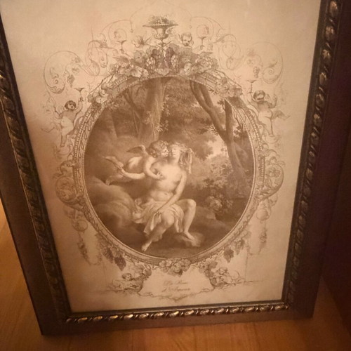La Ruse d'Amour art print like new, inspired by Charles-Antoine Coypel