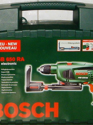 BOSCH PSB 650 RA ΚΡΟΥΣΤΙΚΟ ΔΡΑΠΑΝΟ 650 WATT ME ΑΠΟΡΡΟΦΗΤΗΡΑ ΣΚΟΝΗΣ [ΣΦΡΑΓΙΣΜΕΝΗ ΣΥΣΚΕΥΑΣΙΑ]