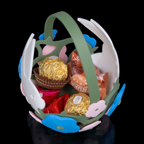 Easter Spring Egg Basket 3D Printed New Decorative
