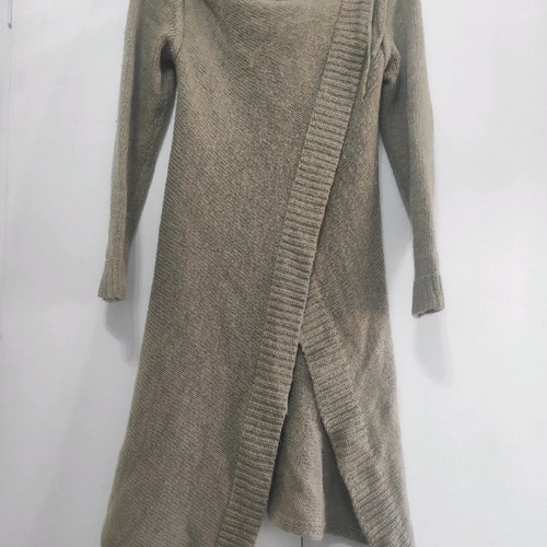 Women's cardigan one size dark beige wrap style