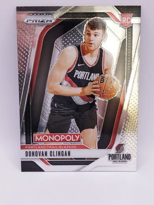 Panini Prizm Monopoly Donovan Clingan Rookie Card σαν καινούργιο