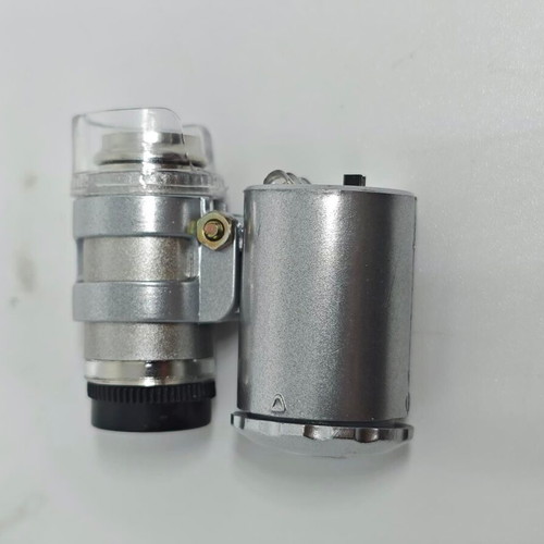 Pocket Microscope 60x with LED and UV Light like new