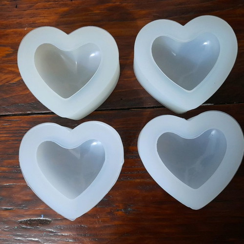 Silicone heart mold new 1 pc for crafts