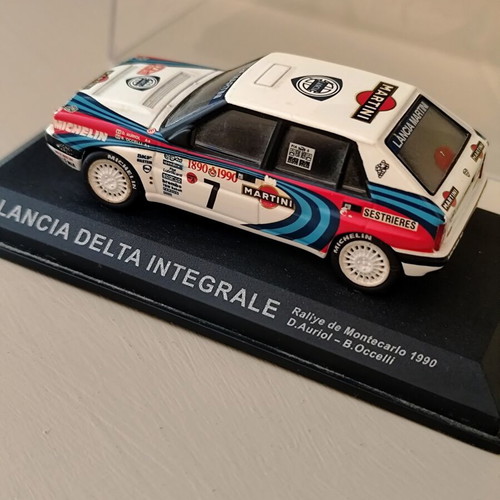 Lancia Integrale Rally Monte Carlo 1990 model car 1/43 scale
