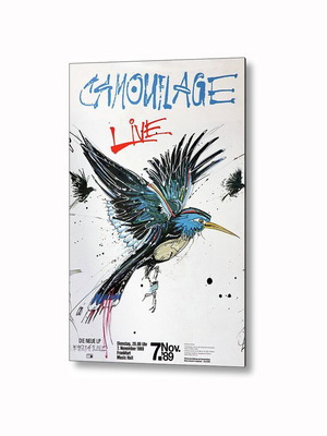 Bee Gees Camouflage Live In Concert Frankfurt 1989 Poster new