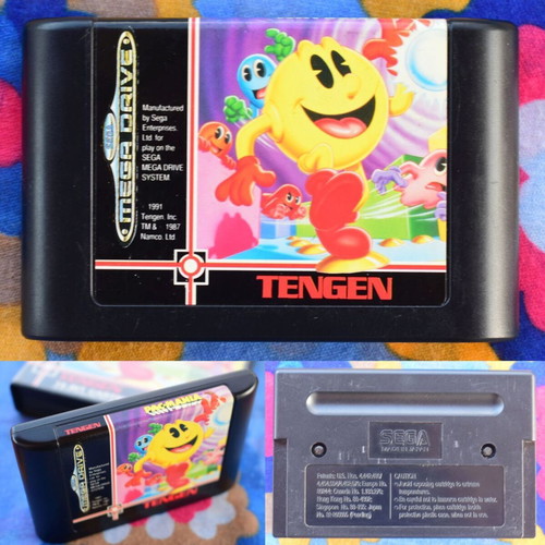 Pac-Mania Sega Mega Drive game like new, puzzle arcade
