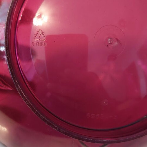 Tupperware Sphere Bowl purple with stars used