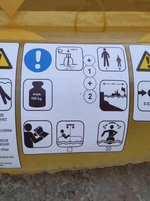 Beach mattress used