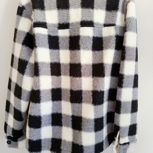 Zara checked thick jacket, size M