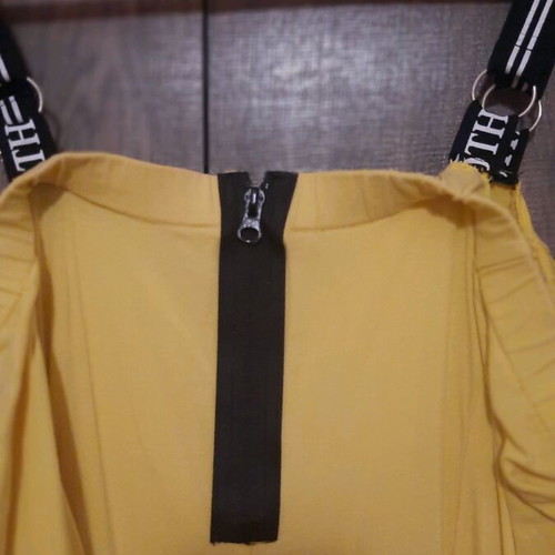Makó dress like new, yellow with pockets