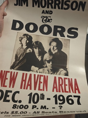 Vintage poster The Doors μεταχειρισμένο, σε καλή κατάσταση