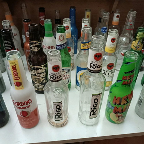 Bottle collection used, pack of 42 pieces