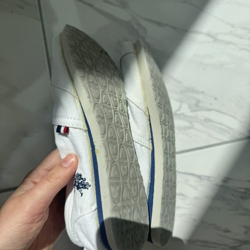 U.S. Polo Assn. white slip on espadrilles used, size 36