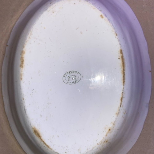 Keramikos deep old serving platter used