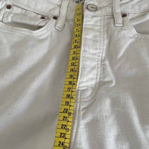 Reiko white jeans three-quarter length, like new, size S