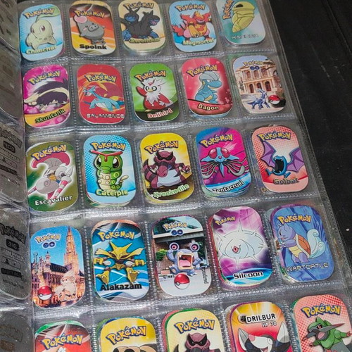 Pokemon GO The Original Metal Tags Album like new with 270 metal tags