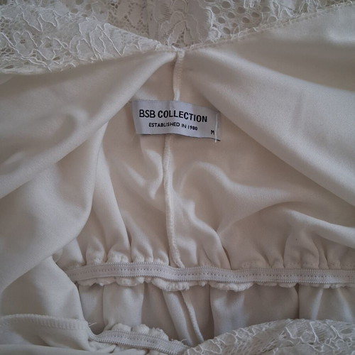 BSB White Playsuit Romper Medium Like New