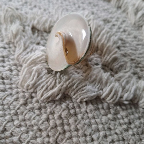 Ring oversized summer shell design new 52 mm