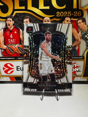 2025-26 Panini Select Euroleague Davis Bertans White Sparkle Card new