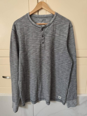 Angelo Litrico men's long-sleeve shirt gray XL like new